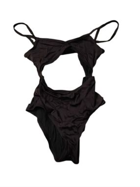 Out From Under Urban Outfitters Cutout One Piece Black Swimsuit Sz S